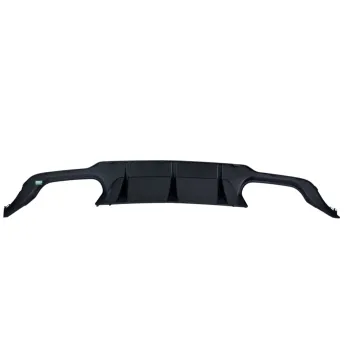 Diffuser Mercedes W204 C-Class (2007-2013) για C63 προφυλακτήρα AMG Style - μαύρο γυαλιστερό