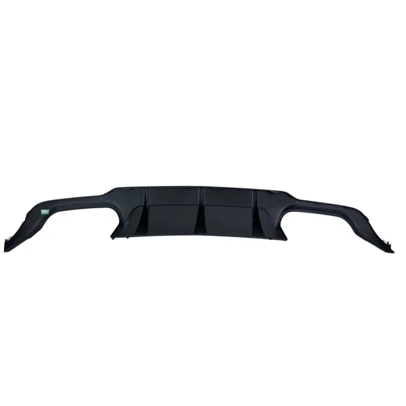Diffuser Mercedes W204 C-Class (2007-2013) για C63 προφυλακτήρα AMG Style - μαύρο γυαλιστερό