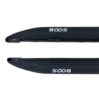 Σκαλοπάτια Peugeot 5008 (2017-2023) - μαύρα 2τμχ.