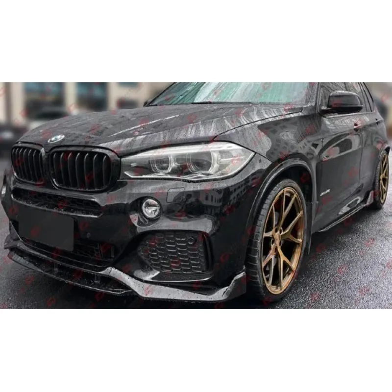 Spoiler προφυλακτήρα BMW X5 F15 M sport (2014-2018) - μαύρο γυαλιστερό