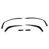 Spoiler εμπρός προφυλακτήρα Mercedes C-Class W204 (2007-2013) - μαύρο γυαλιστερό