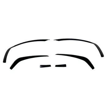 Spoiler εμπρός προφυλακτήρα Mercedes C-Class W204 (2007-2013) - μαύρο γυαλιστερό