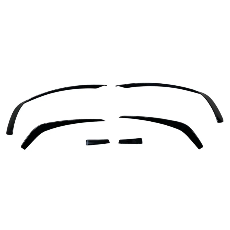 Spoiler εμπρός προφυλακτήρα Mercedes C-Class W204 (2007-2013) - μαύρο γυαλιστερό
