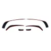 Spoiler εμπρός προφυλακτήρα Mercedes C-Class W204 (2007-2013) - μαύρο γυαλιστερό