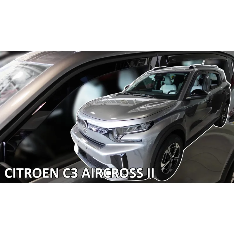 Ανεμοθραύστες Citroen C3 Aircross / e-C3 Aircross (2024+) - 4τμχ. εμπρός και πίσω, Heko