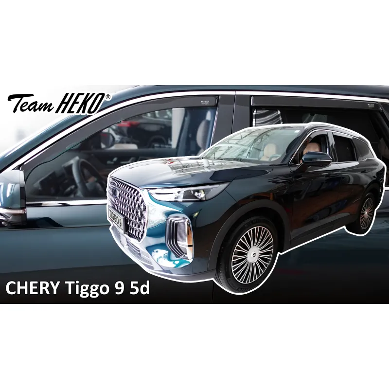 Ανεμοθραύστες Chery Tiggo 9 (2023+) - 4τμχ. εμπρός και πίσω, Heko
