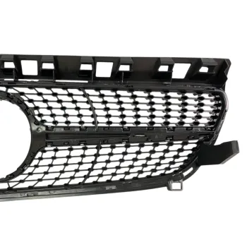 Μάσκα Mercedes W176 A-Class (2013-2015) - Diamond design, μάυρη με πλαίσιο χρωμίου