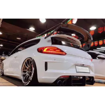 Diffuser προφυλακτήρα Vw Scirocco (2010-2014) Blade - μαύρο γυαλιστερό