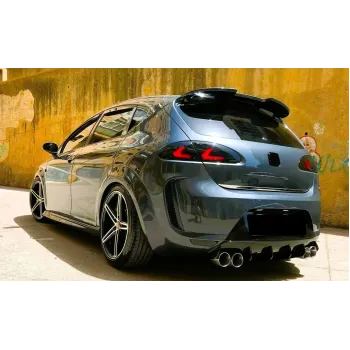 Αεροτομή οροφής Seat Leon (2005-2009) FR Style - μαύρη γυαλιστερή