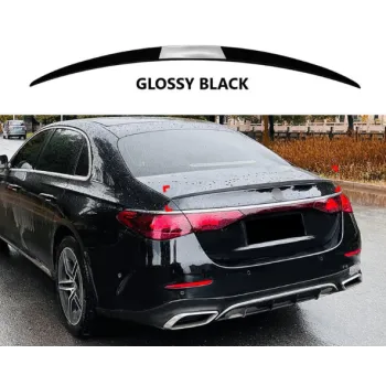 Αεροτομή πορτ-μπαγκάζ Mercedes W214 E-Class (2024+) AMG Style - μαύρη γυαλιστερή