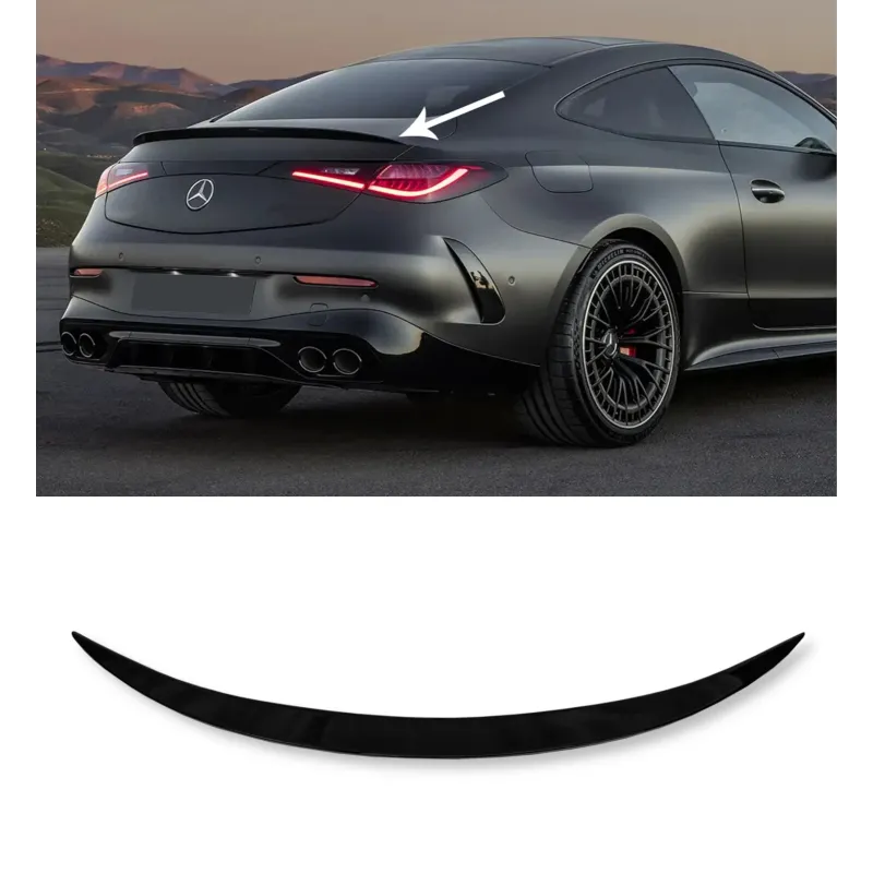 Αεροτομή πορτ μπαγκάζ για Mercedes CLE coupe (2024+) AMG Style - μαύρη γυαλιστερή