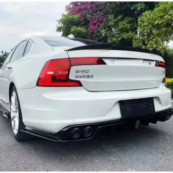 Αεροτομή πορτ-μπαγκάζ Volvo S90 (2020+) - μαύρη γυαλιστερή