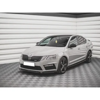 Spoiler προφυλακτήρα Skoda Octavia (2017+) - μαύρο γυαλιστερό