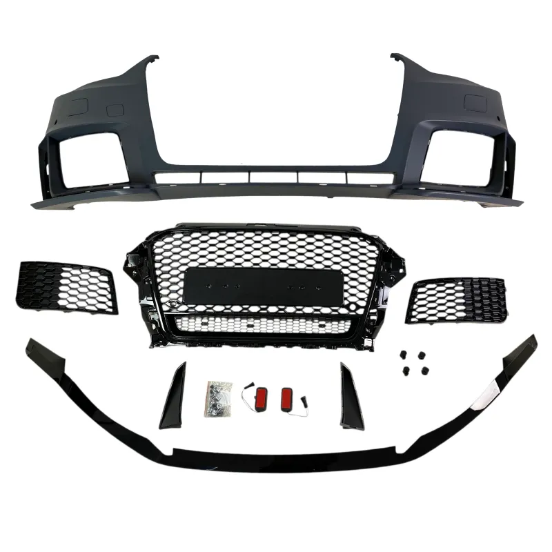 Προφυλακτήρας εμπρός Audi A3 (2012-2016) 3/5 πορτο- RS3 design με ανοίγματα parktronic