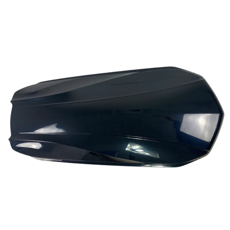 Μπαγκαζιέρα οροφής Junior Strike 199x84x41cm με διπλό άνοιγμα και κλειδί, 480 λίτρα - μαύρη γυαλιστερή