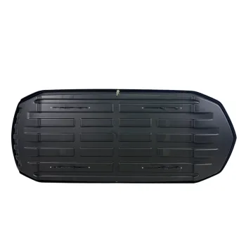 Μπαγκαζιέρα οροφής Junior Strike 199x84x41cm με διπλό άνοιγμα και κλειδί, 480 λίτρα - μαύρη γυαλιστερή