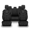 3D Δερμάτινα καλύμματα καθισμάτων Streetech Sport SP11 - μαύρο χρώμα