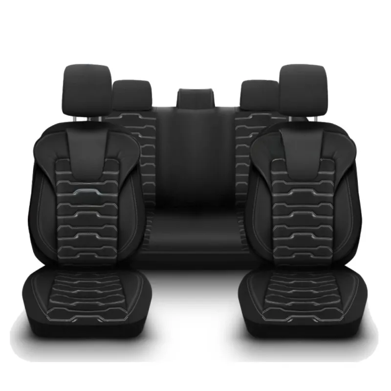3D Δερμάτινα καλύμματα καθισμάτων Streetech Sport SP11 - μαύρο χρώμα