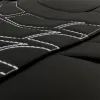3D Δερμάτινα καλύμματα καθισμάτων Streetech Classy - μαύρο χρώμα με λευκές λεπτομέρειες