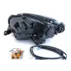 Φανάρια εμπρός Mercedes ML W166 (2011-2016) led , μαύρα , με λάμπες (Η9) - σετ 2τμχ.