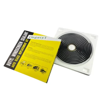 Ελαστική κόλλα για κρύσταλλα φαναριών Orgavyl 9.5mm. - κουτί - 4.5 μέτρα