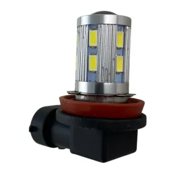 Led λάμπα H8 με 16 led και προτζέκτορα - 1τμχ.