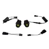 Angel eyes BMW E39 / E60 / E53 X5 / E65 / E87 / E63 160W led - λευκό χρώμα, 7000 lumen - 2τμχ.