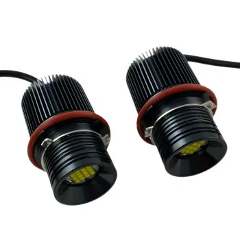 Angel eyes BMW E39 / E60 / E53 X5 / E65 / E87 / E63 160W led - λευκό χρώμα, 7000 lumen - 2τμχ.