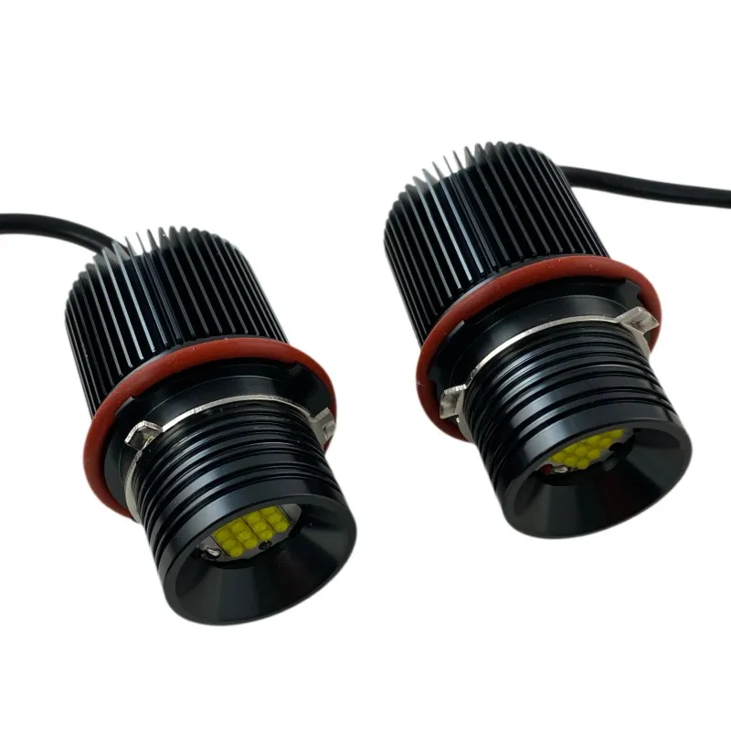 Angel eyes BMW E39 / E60 / E53 X5 / E65 / E87 / E63 160W led - λευκό χρώμα, 7000 lumen - 2τμχ.