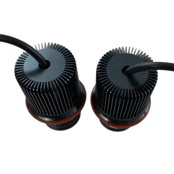 Angel eyes BMW E39 / E60 / E53 X5 / E65 / E87 / E63 160W led - λευκό χρώμα, 7000 lumen - 2τμχ.