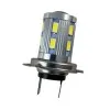 Led λάμπα H7 με 16 led και προτζέκτορα - 1τμχ.