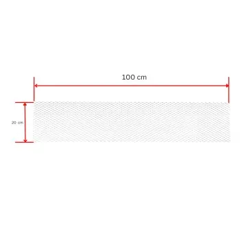 Μεταλλική σίτα χρωμίου - 100x20cm.