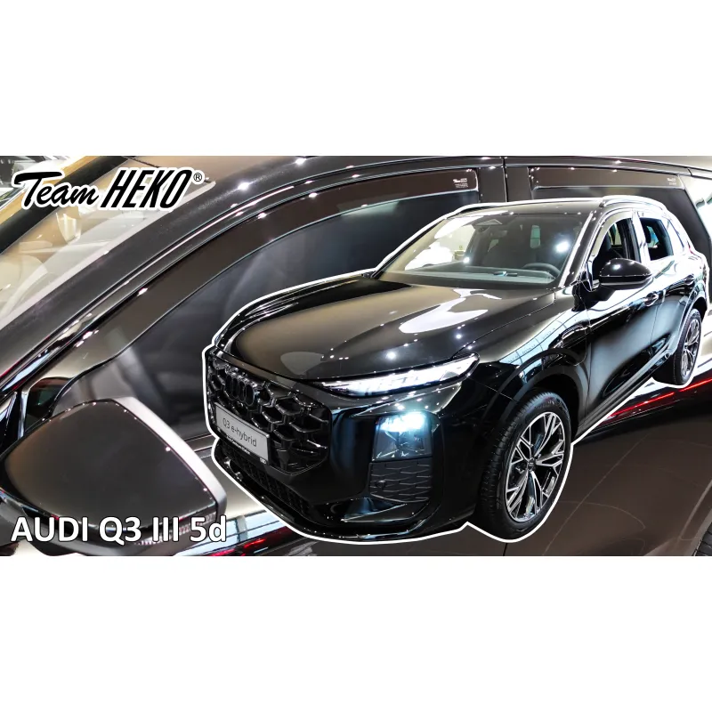 Ανεμοθραύστες Audi Q3 (2025+) - 4τμχ. εμπρός και πίσω, Heko