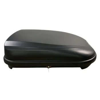 Μπαγκαζιέρα οροφής Junior FL 125x90x34cm με μονόπλευρο άνοιγμα και κλειδί, 320 λίτρα - μαύρη
