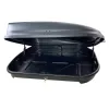 Μπαγκαζιέρα οροφής Junior FL 125x90x34cm με μονόπλευρο άνοιγμα και κλειδί, 320 λίτρα - μαύρη