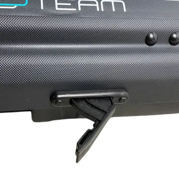 Μπαγκαζιέρα οροφής Junior FL 125x90x34cm με μονόπλευρο άνοιγμα και κλειδί, 320 λίτρα - μαύρη