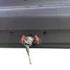 Μπαγκαζιέρα οροφής Junior FL 125x90x34cm με μονόπλευρο άνοιγμα και κλειδί, 320 λίτρα - μαύρη