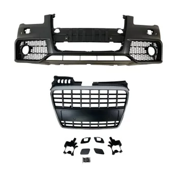 Προφυλακτήρας εμπρός Audi A4 B7 8E (2004-2008) - S3 Design με γρίλια χρωμίου , με ανοίγματα πιτσιλίθρες
