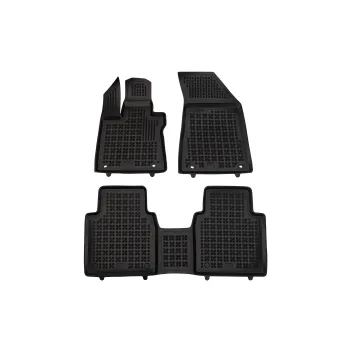 Λαστιχένια πατάκια MG HS (2024+) petrol, with manual gearbox τύπου σκαφάκι - 3τμχ., Rezaw Plast