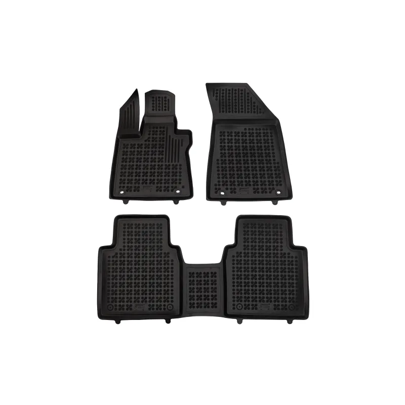 Λαστιχένια πατάκια MG HS (2024+) petrol, with manual gearbox τύπου σκαφάκι - 3τμχ., Rezaw Plast