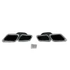 Μπούκες εξάτμισης E-Class W212 / S-Class W222 - χρωμίου