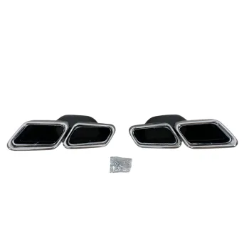 Μπούκες εξάτμισης E-Class W212 / S-Class W222 - χρωμίου