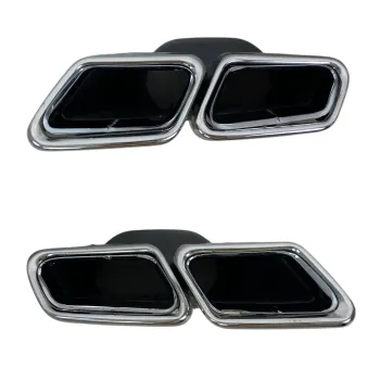 Μπούκες εξάτμισης E-Class W212 / S-Class W222 - χρωμίου