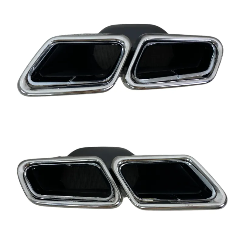 Μπούκες εξάτμισης E-Class W212 / S-Class W222 - χρωμίου