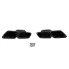 Μπούκες εξάτμισης E-Class W212 / S-Class W222 - μαύρο χρώμα