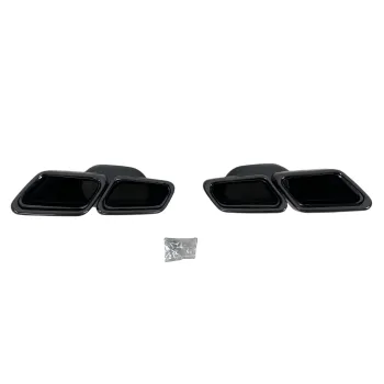 Μπούκες εξάτμισης E-Class W212 / S-Class W222 - μαύρο χρώμα