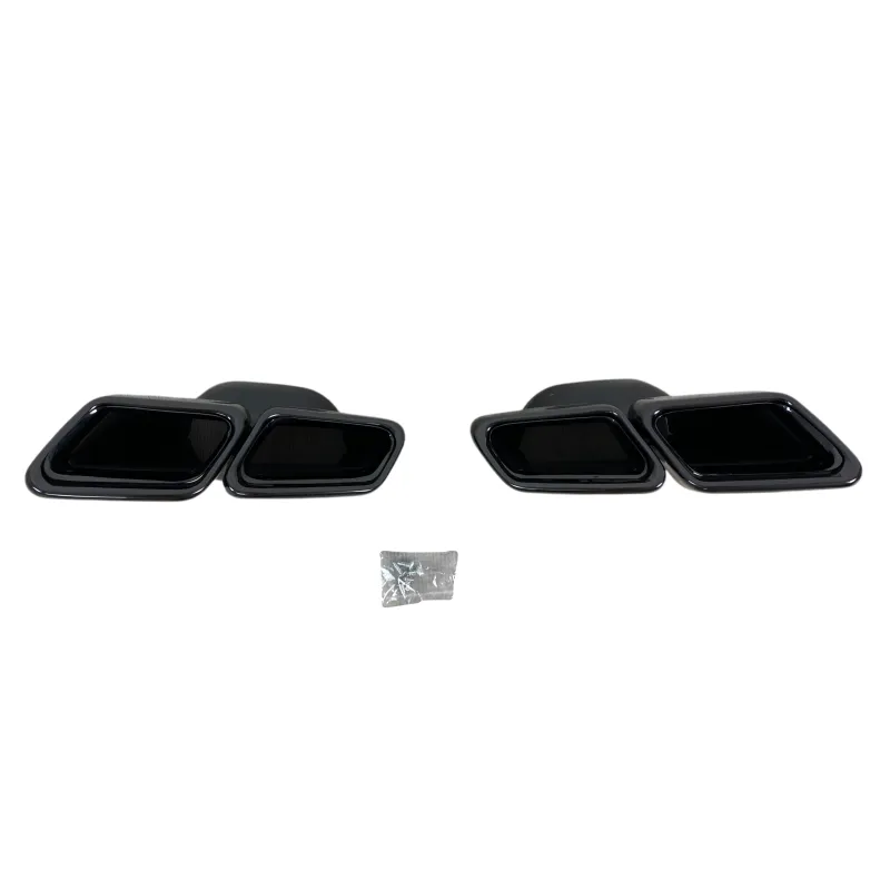 Μπούκες εξάτμισης E-Class W212 / S-Class W222 - μαύρο χρώμα