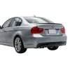 Diffuser προφυλακτήρα BMW E90 - M pack design μονό για διπλή εξάτμιση