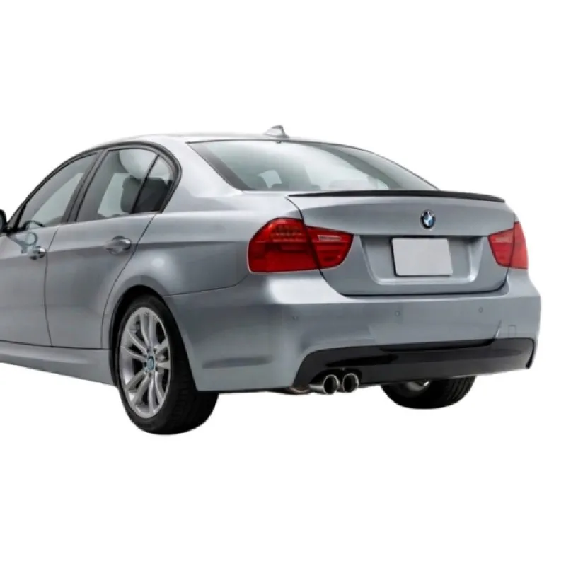 Diffuser προφυλακτήρα BMW E90 - M pack design μονό για διπλή εξάτμιση