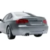 Diffuser προφυλακτήρα BMW E92 - M pack design μονό για διπλή εξάτμιση
